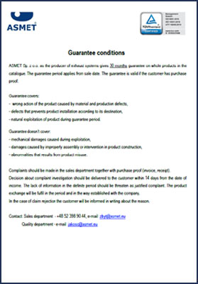 guarantee conditions